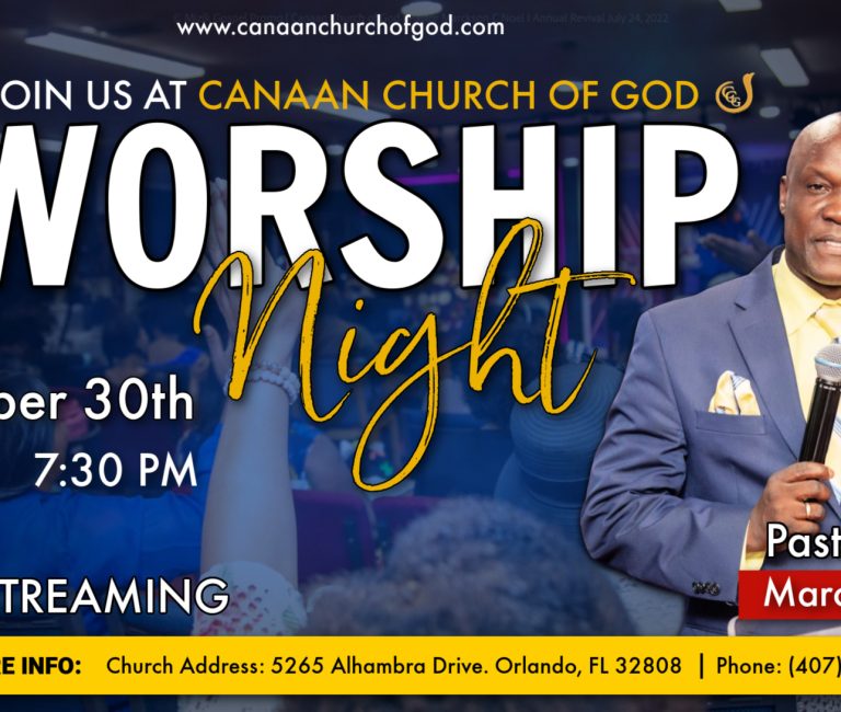 Canaan Church Of God Worship Night